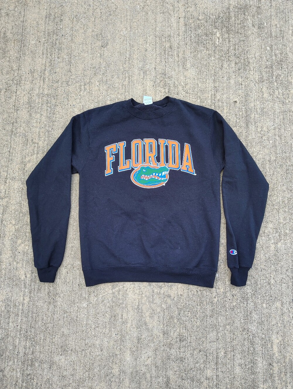 Champion Florida Gators Crewneck Sweatshirt Mens Medium Navy Blue NCAA Football